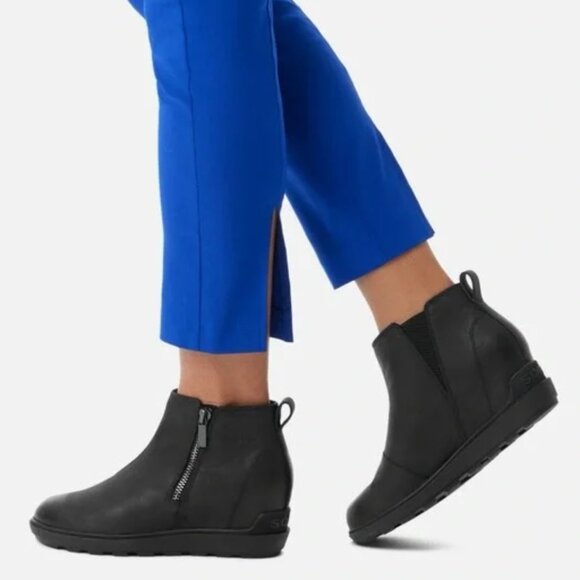 SOREL Evie II Zip Waterproof Ankle Boot - New - Picture 2 of 7